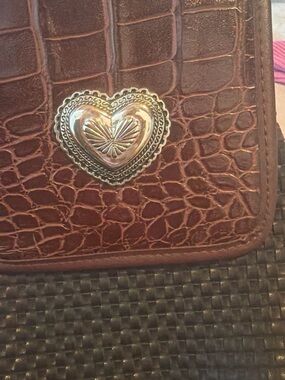 Vintage Brighton Brown and Black crossbody Bag